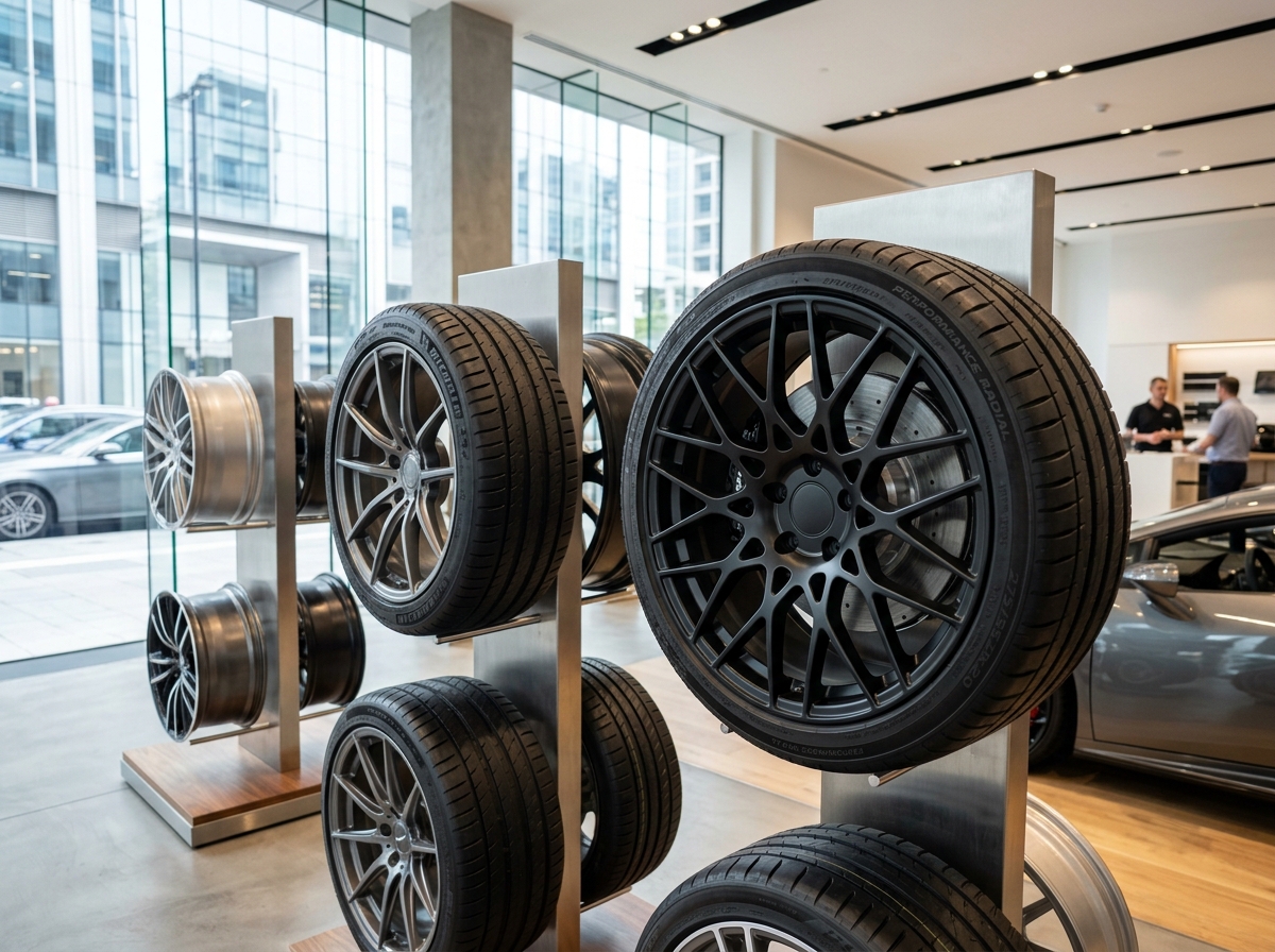 Shivsai Tyre & Alloy Wheel Display